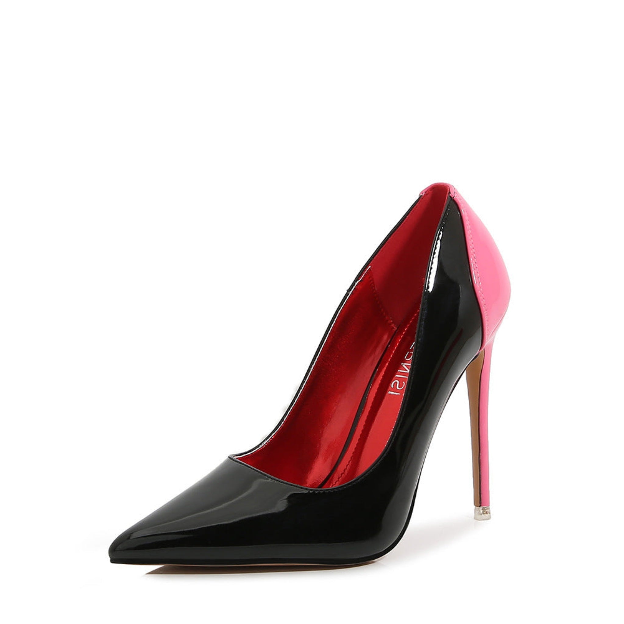 Elegant stiletto high heels with a super high heel and pointed toe, available in red, white, yellow, and pink. Perfect for formal events and stylish outings.